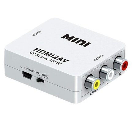 Video muunnosadapteri HDMI - AV RCA muunnin