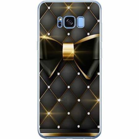 Samsung Galaxy S8+ Genomskinligt Skal Gyllene Rosett