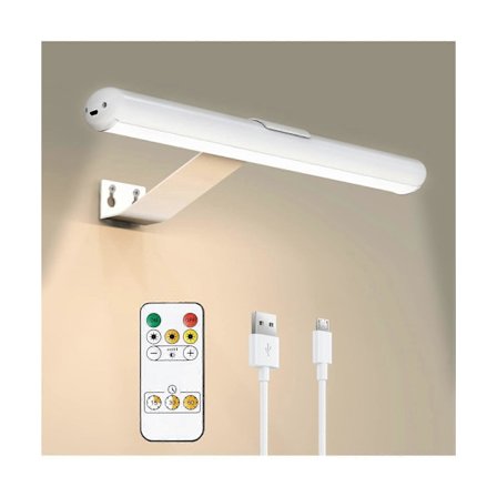 Moderne LED maleri spejl med fjernbetjening, perfekt belysningsløsning til boligindretning{KDO}