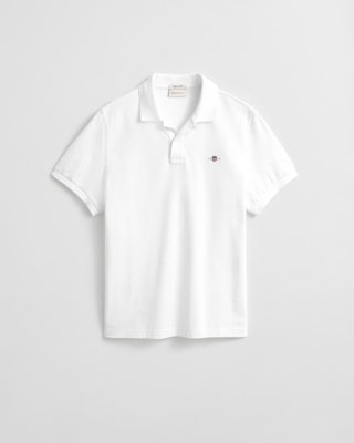 GANT - Klassisk piquéskjorte i regular fit til herre white