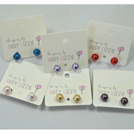 Perleøreringe, Gloss - Busy Lizzie