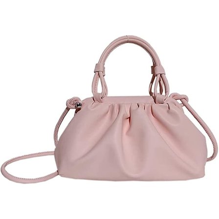 Damska Cloud Pouch Bag Dumpling Clutch Handväska Designer Cloud Crossbody Bag Rynkad Axelväska, Mjuk PU-Läder