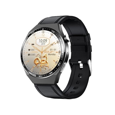 Smartklocka med Bluetooth-samtal, icke-invasiv blodsockermätning, EKG, SOS-larm, stegräknare och sportspårning