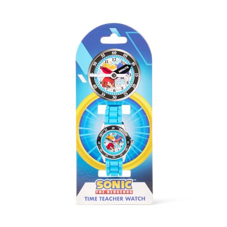 Børns analoge lærerur med tid, silikonerem