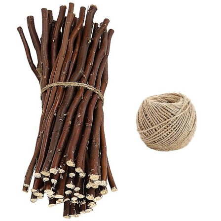 Tredekor Grener Dekorasjon Tregrener Håndverk Pinner Tre Grener Kvister Mini Tregulv Trestokker