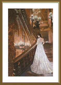 Perlenstickerei Bil Schön