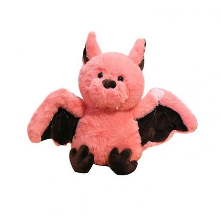 Mjukisdjur fladdermus gosedjur blyga leksaker lurviga presenter till barn 9,5 tum