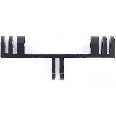 2025 Senaste Modell 2025 Aluminium Dubbel Fäste Adapter för GoPro Hero 11 10 9 8 7 6 5 Black, APEMAN/AKASO/DJI Omso Action Sportkamera