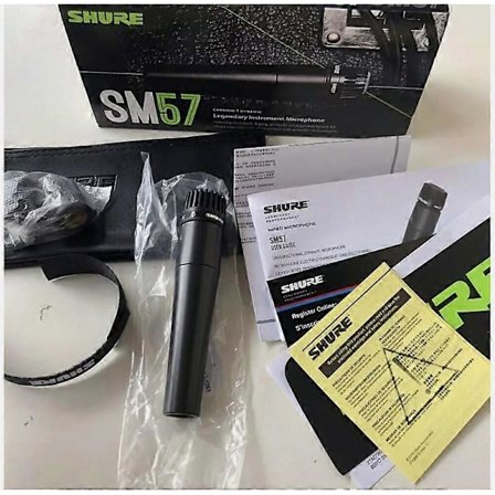 Shure SM57 SM57-LC Kardioid Dynamisk Kablet Instrumentmikrofon Svart