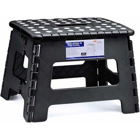 Fällbar pall Bärbar plastfällbar pall, barns fällbara stege, halkfri fällbar pall, lämplig för kök, badrum, sovrum