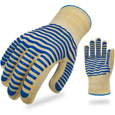 Silikonigrillihanskat, 500°C lämmönkestävät uunin hanskat, Anti-S