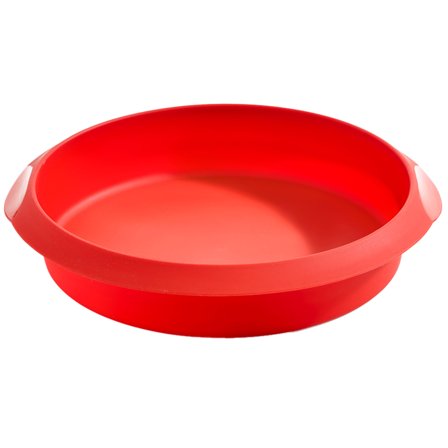 Lékué Rund kakform i silikon 26 cm, röd | Bakning > Kakbakformar > Kakform | Bagaren och Kocken