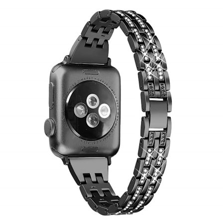 Slim Bling -rannekoru Apple Watch Ultra 2 49mm musta