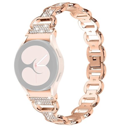 Samsung Galaxy Watch 5 Pro / 5 klockarmband med strassdekor - Roséguld
