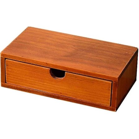 1 stk. Flydende hylde med skuffe Rustikke trævæghylder Bondehusindretning Moderne sengebord til S