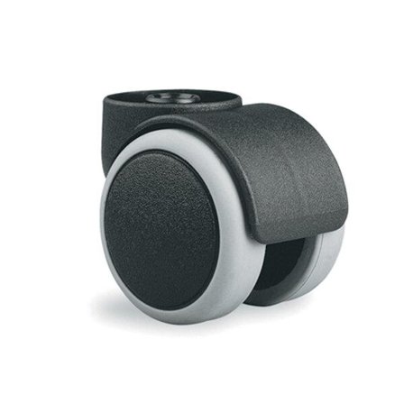 Toimistotuolin pyörät, 5 kpl, musta