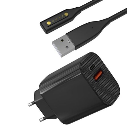 Laddare 12W + Kabel kompatibel med Bose Frames Alto/Frames Rondo/Frames Soprano/Frames Tenor - Laddar Glasögon Phonillico