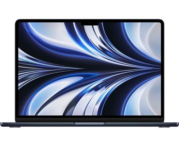 Apple-13-inch MacBook Air: Apple M2 chip with 8-core CPU and 8-core GPU, 256GB - Midnight - B-vare-MacBook Air. Med superkrefter fra M2.-Laptops-Data 