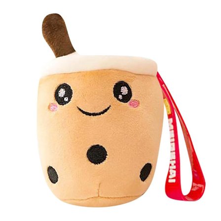 Docka nyckelring hängsmycke Mjölkte kopp Docka plysch väska hänge väska