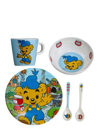 Bamse, Giftset, 5 Pcs Home Meal Time Dinner Sets Multi/mønstret Rätt Start