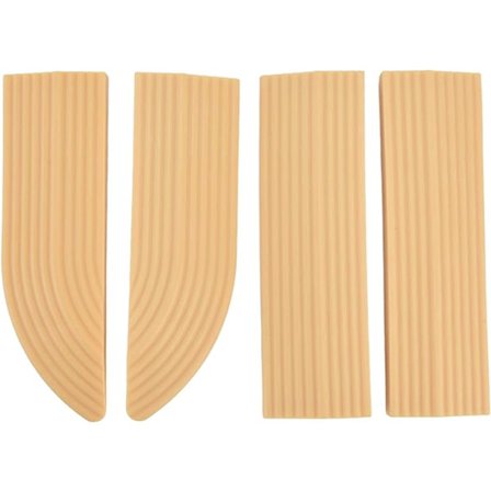 4 stk. universel dørtrin til rampe kørestol gummi dørtrin beskyttende rampe, til udvendig strimmel og scooter elektriske dørtrin døråbninger 