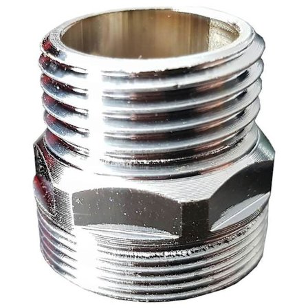 1/2" Tommers Hann BSP x M24 Hann eller F22 Hunn Koblingsnippel Union Krom Messing