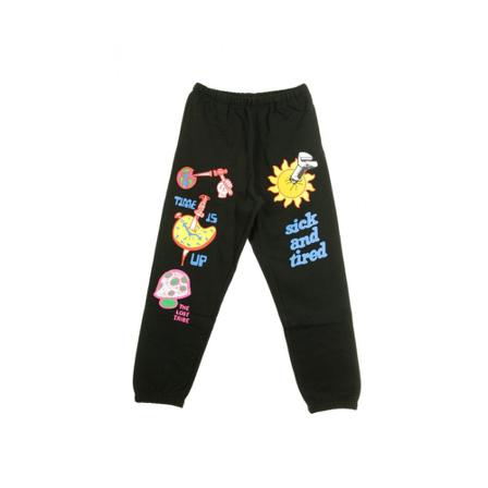 Obey, Time is up premium sweatshirt trousers Zwart, Heren, Maat:M