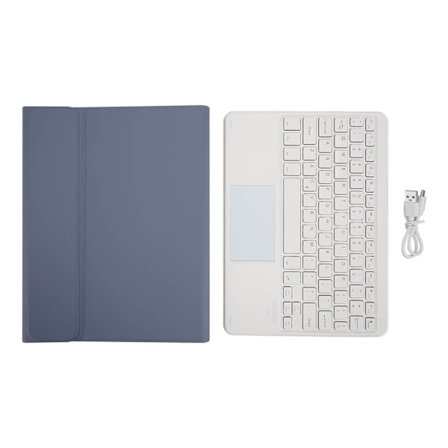 Tablet Tastatur Trackpad Magnetisk Auto Sleep Støttefot Blyantholder Trådløst Tastatur for IOS Tablet Pro 11in Air 4 5 Lilla