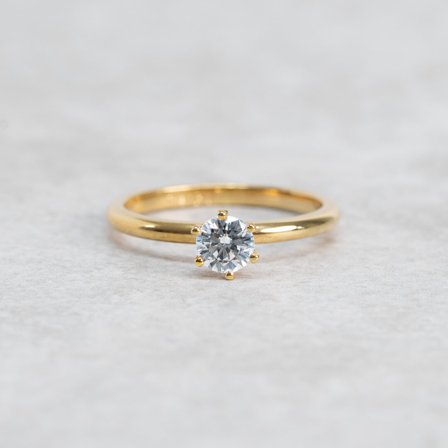 Stenört, 18K Gelbgold : Diamanten - Laborgezüchtet, Karat - 0.30 kt