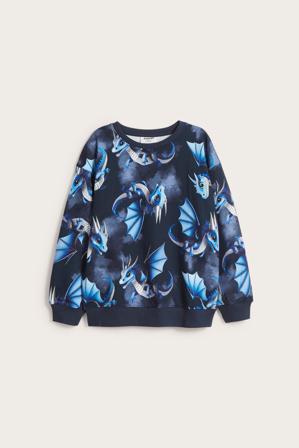 Kuviollinen collegepaita | Sininen | Lapset | Kappahl