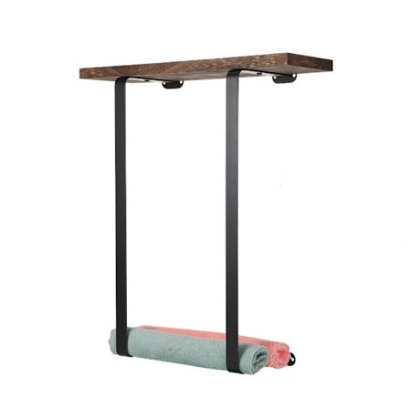 Håndklestativ for baderom Veggmontert badehåndkleholder i metall