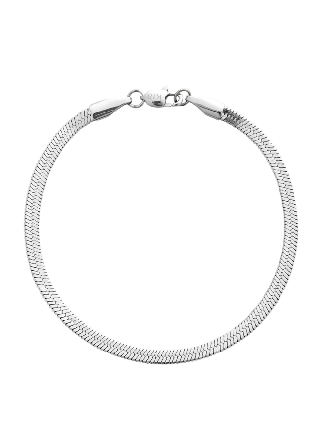 Mockberg Thin Snake Steel Medium Bracelet Smycken & klockor Dam Silver