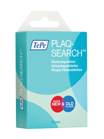 TePe PlaqSearch fargetablett, 10 stk.