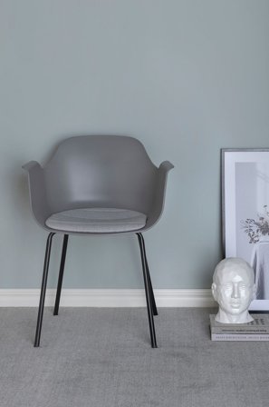 Venture Home - Spisebordsstol Catrine Stof, 2-pak - Grå - Stole - Fra Homeroom