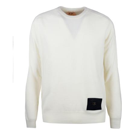 N21 N°21 Truis White , Wit , Dames , Maat: L