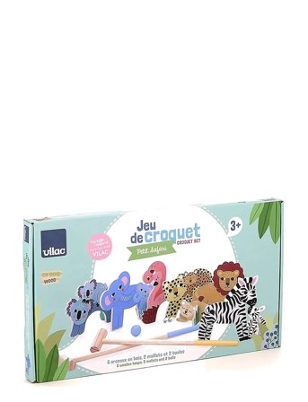 Vilac | Croquet For 2 - Mini Safari | ONE SIZE