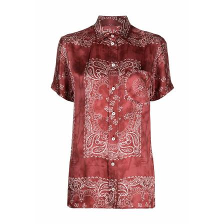 Golden Goose Short Sleeve Shirts Rød, Dame Skjorter