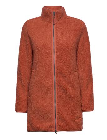 High Cloud Coat W Sweatshirts & Hoodies Fleeces & Midlayers Brun Jack Wolfskin