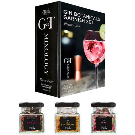 Mill & mortar Lahjapakkaus, G&T flower power