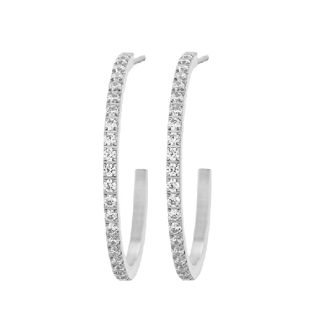 Edblad Glow Creoles Mini L Smycken & klockor Dam Grå ONESIZE