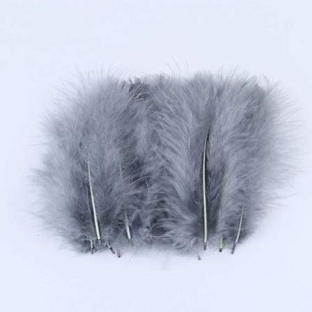 Grossist 5-10cm Färgglada Kalkonfjädrar Kvalitet Fluffig Marabou Plume DIY Festival Party Smycken Hantverk Drömfångare Dekoration 8 50pieces