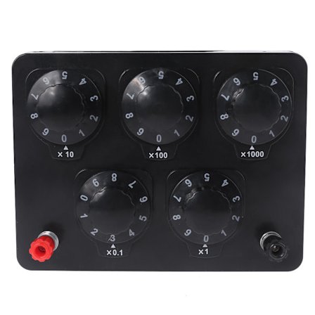 Resistance Box Justerbar Lab Rotary Resistor Substitution Box 0 til 9999,9 Ohm