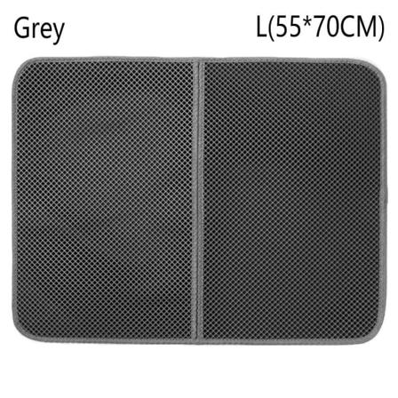 Kissanhiekkamatto Liukumaton Pet Pad Kitten Scratch Board Grey L