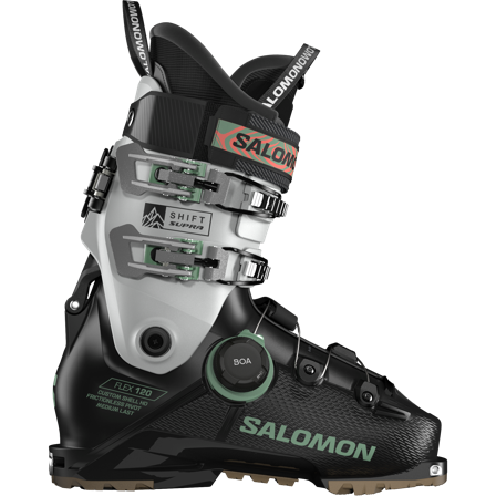 Salomon - Botas de esquí alpino Botas de esquí alpino Shift Supra S Boa 120 Gw - Black / Cool Gray 5