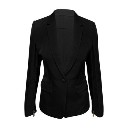 Givenchy Pre-owned Blazer Jakke in Wool Sort, Dame