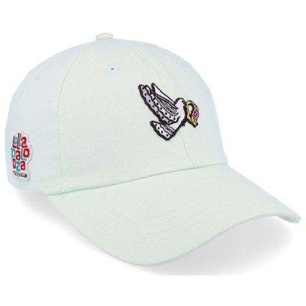Hatstore - Lollapalooza Stockholm Peace Dove Mint Dad Cap Unconstructed Green Cap - @ Hatstore