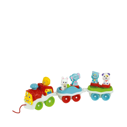 Clementoni Babylek Djurtåg 3-i-1 Babyleksaker Unisex ONESIZE