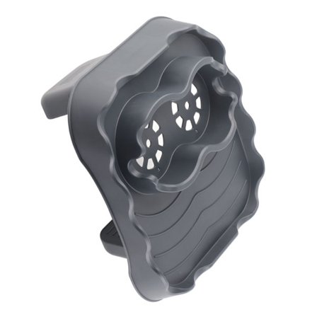 Boblebad Sidebord med Dreneringshull Justerbar Anti-skli for Bassenger SPA Badekar Grå