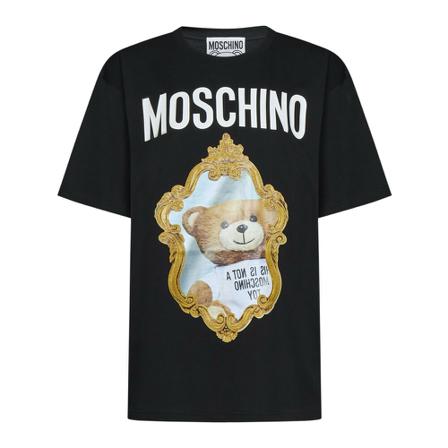 Moschino T-Shirts Sort, Dame