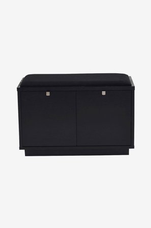 Rowico Home - Bänk Confetti, 2 lådor - Svart - Bänkar - Från Homeroom